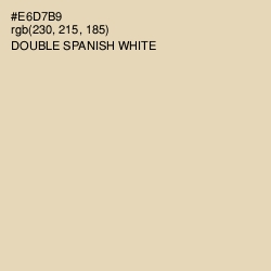 #E6D7B9 - Double Spanish White Color Image